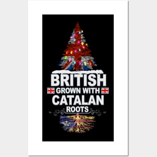 British Grown With Catalan Roots - Gift for Catalan With Roots From Catalonia Posters and Art